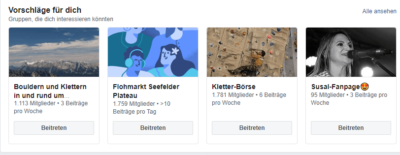 neue Gruppenfunktion