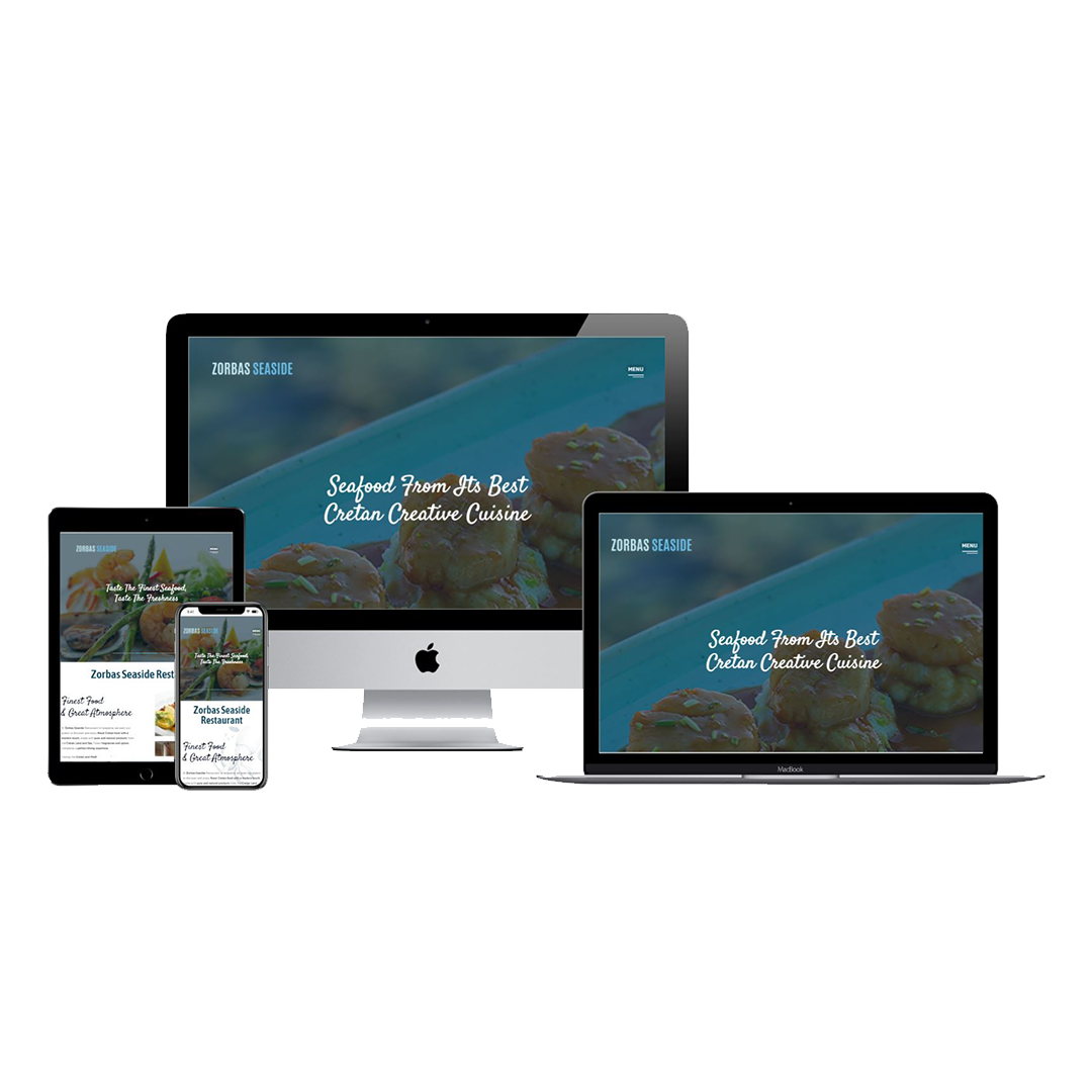 Zorbas Seaside Restaurant – WEBDESIGN · GASTRONOMIE