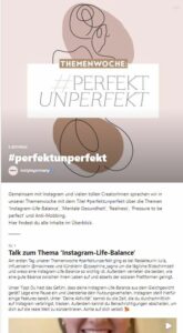 Das Bild zeigt ein Beispiel von Instagram Guides. Die Beispiel Seite ist inStyle Germany.