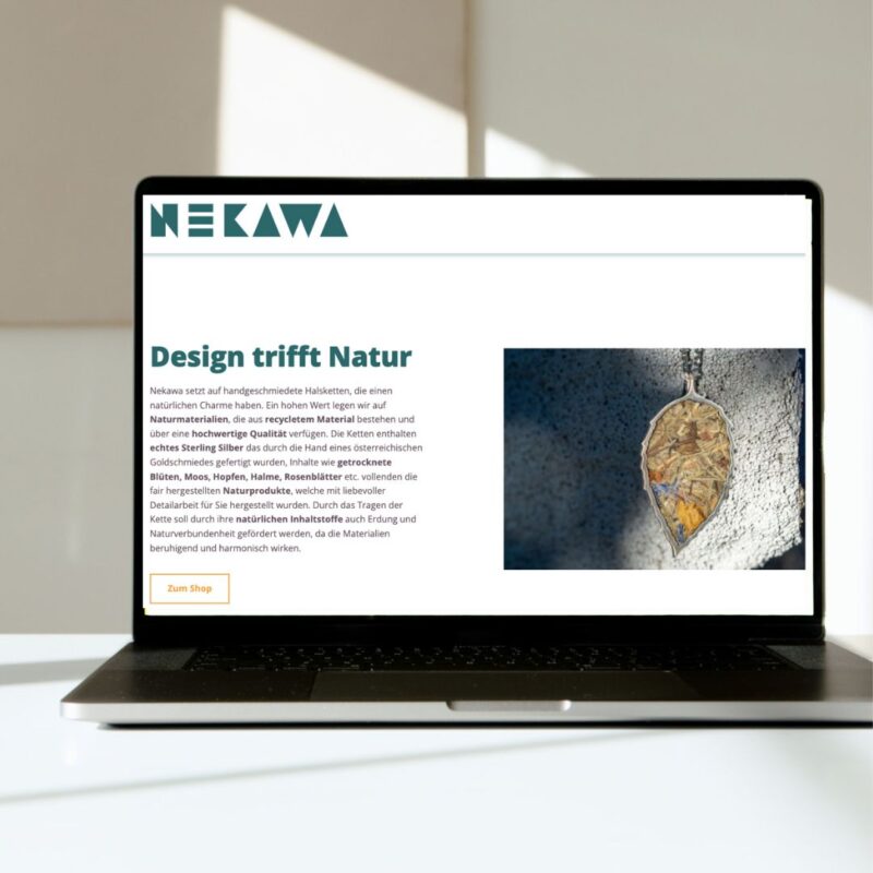 Webdesign mit Shop